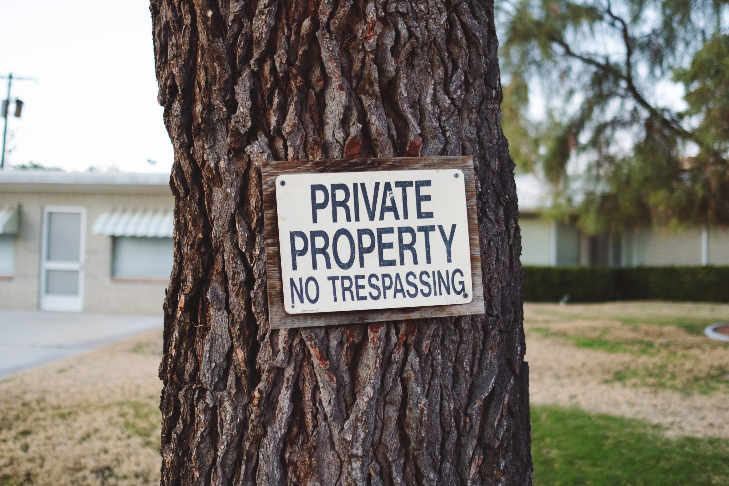 private property sign Brisbane